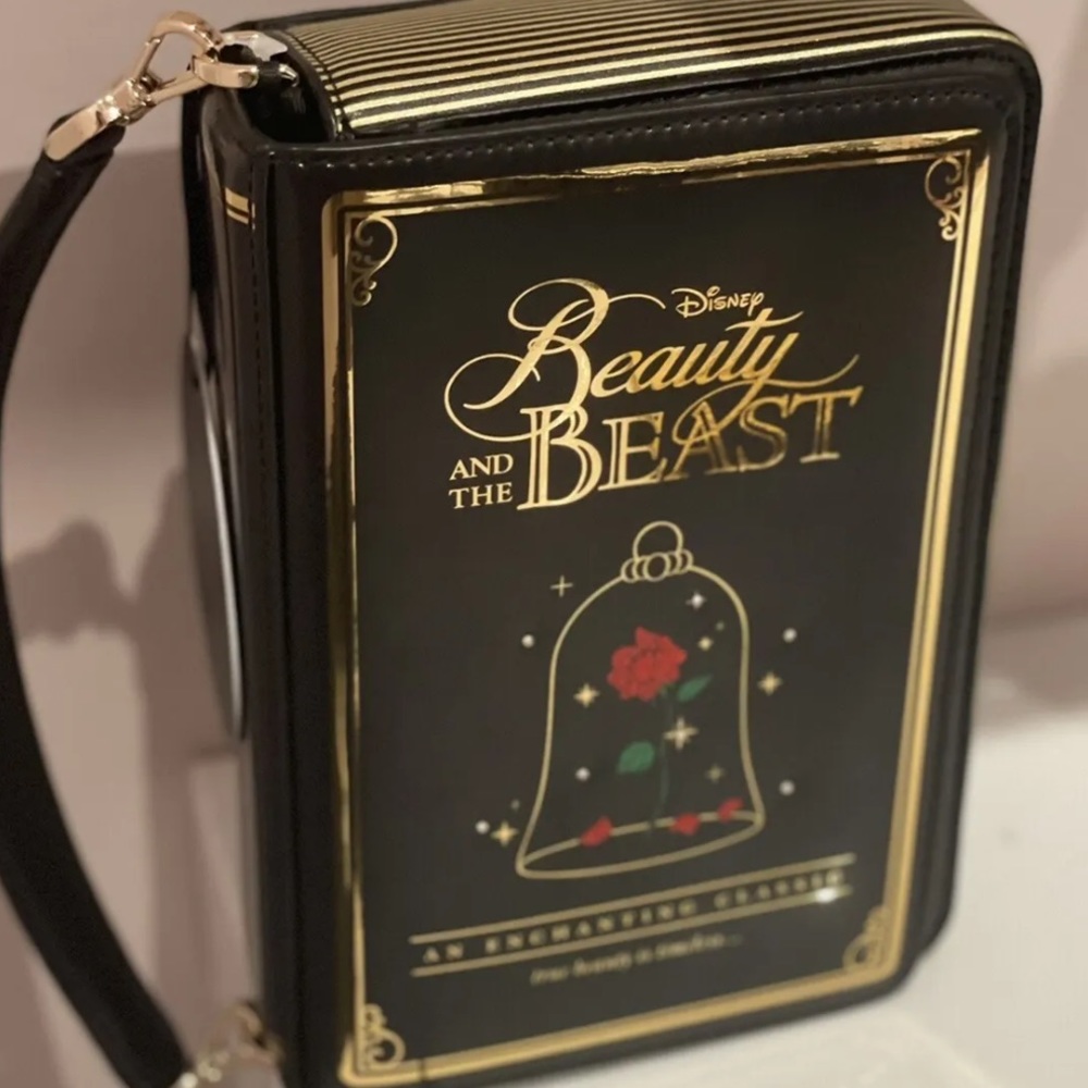 NWT Kate Spade X Disney Beauty and the Beast 3d Book Crossbody￼black - Picture 7 of 14
